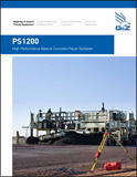 PS1200 Concrete Placer Spreader Brochure
