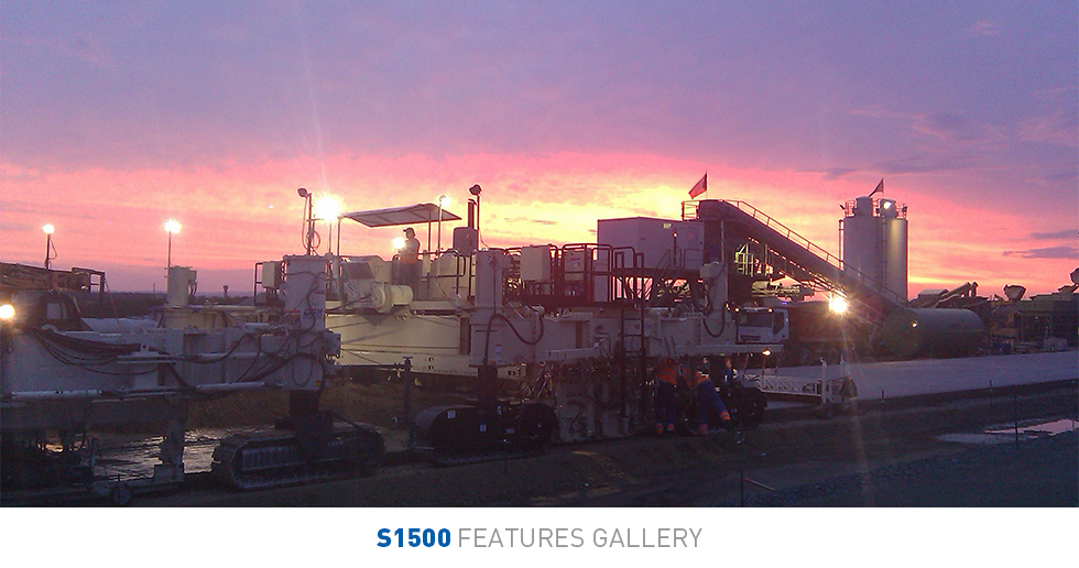 S1500 Multi-Lane Slipform Paver Gallery - Guntert S1500 Multi-Lane Slipform Paver Gallery - Guntert